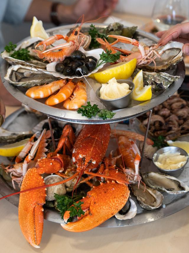 Seafood platter