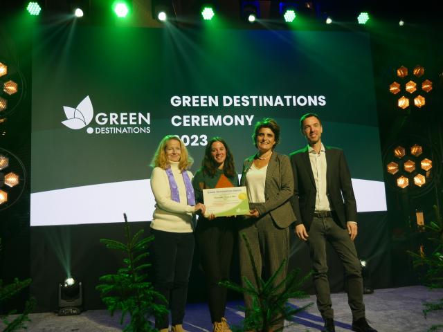 Octobre 2023 Gold Award Green Destinations