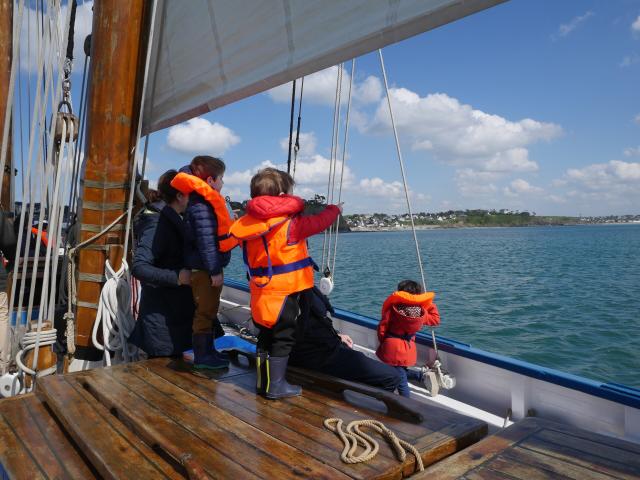 Aboard the Granvillaise as part of the Festi'Récré festival