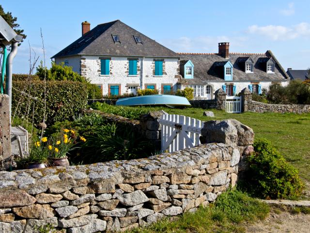 Haus von Marin Marie auf der großen Insel Chausey