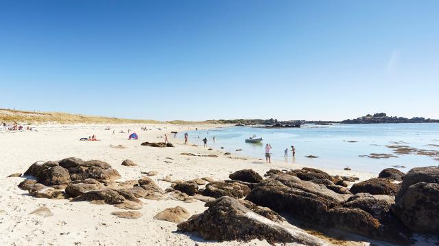 La Grande Grève auf der Grande Île de Chausey