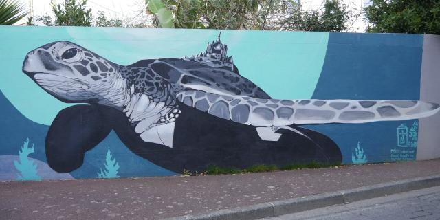 Street art sur la Destination Granville Terre et Mer