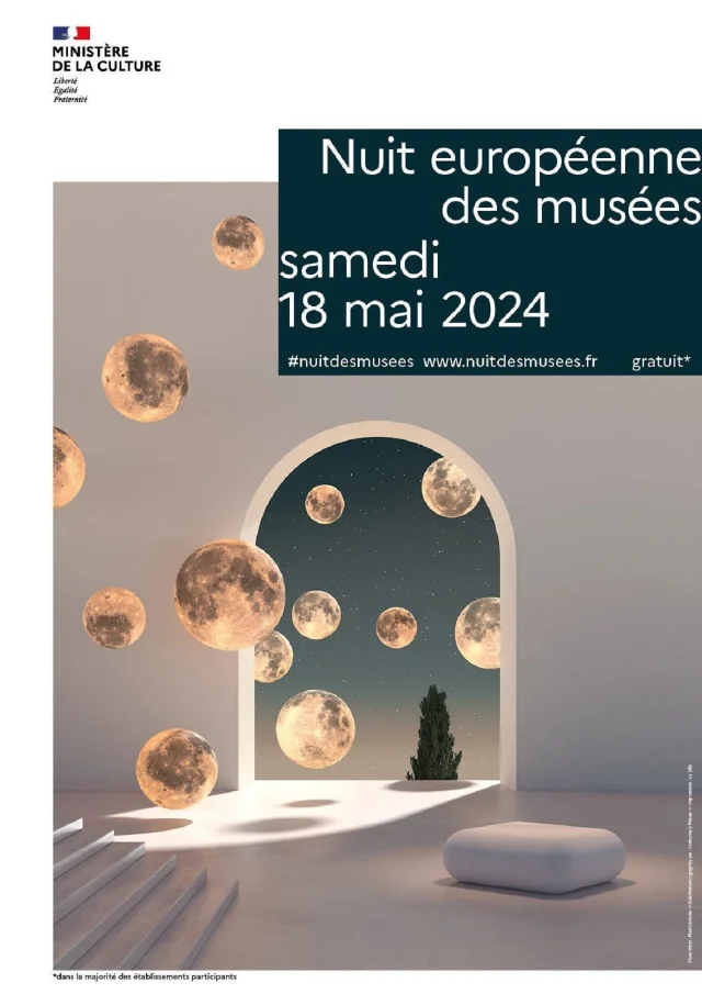 Affiche Nuit Europeenne Des Musees 2024