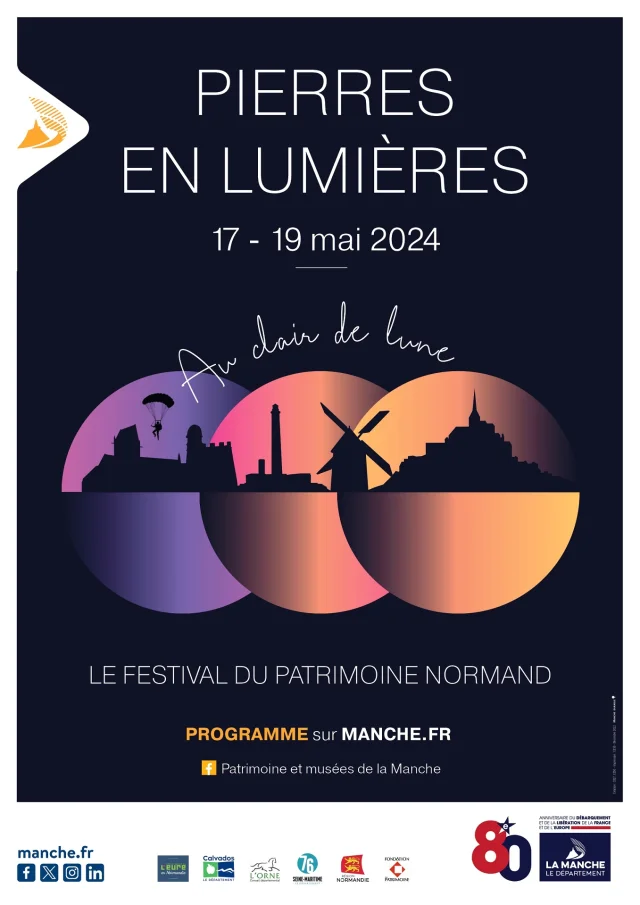 Affiche Festival Pierres en Lumières 2024