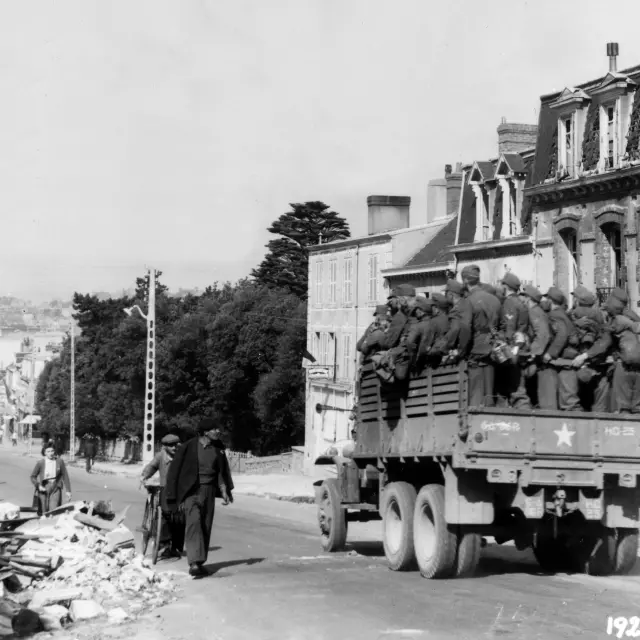 Arrivée des Alliés à Granville