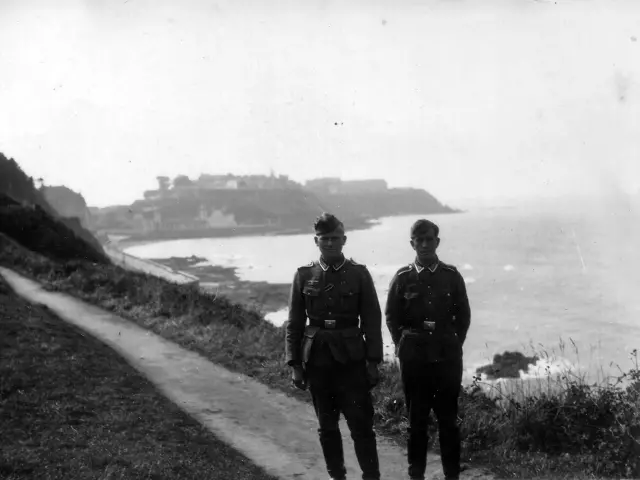 Soldats allemands près du Casino de Granville