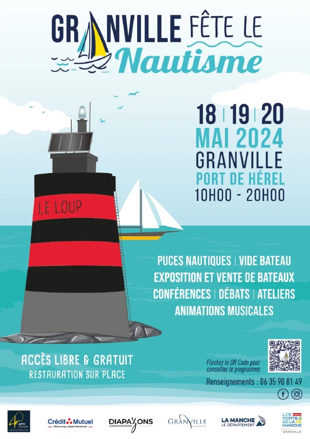 Affiche Granville fête le nautisme 2024