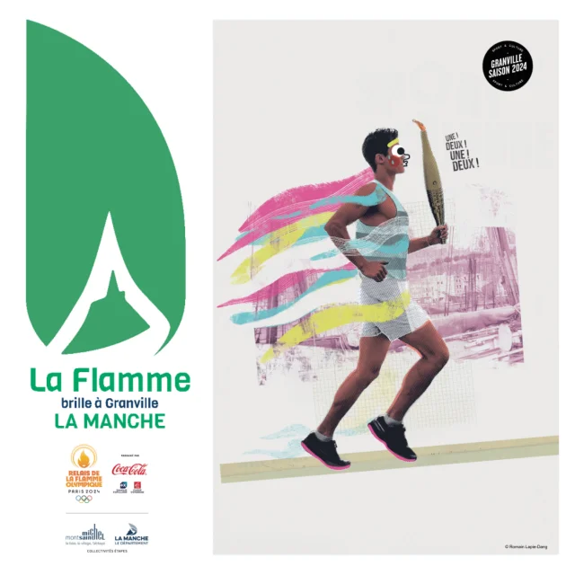 Affiche la Flamme brille Granville 2024