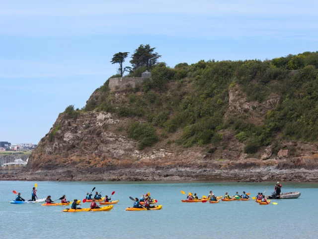 Kayak de mer à Granville