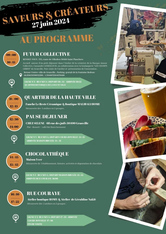 Saveurs Createurs Program June 27, 2024 Program