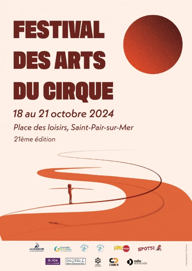 Affiche Festival Second Geste, arts du cirque 2024