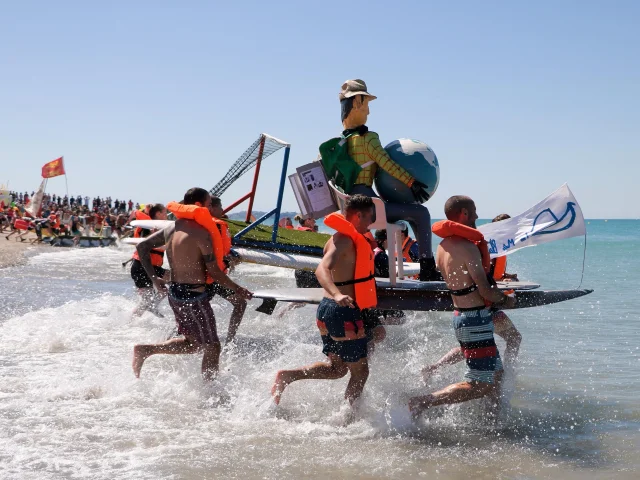 Festival À Fond la Cale à Saint-Martin-de-Bréhal - La course d'OFNI