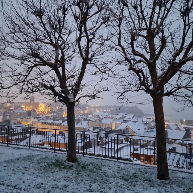 Granville sous la neige