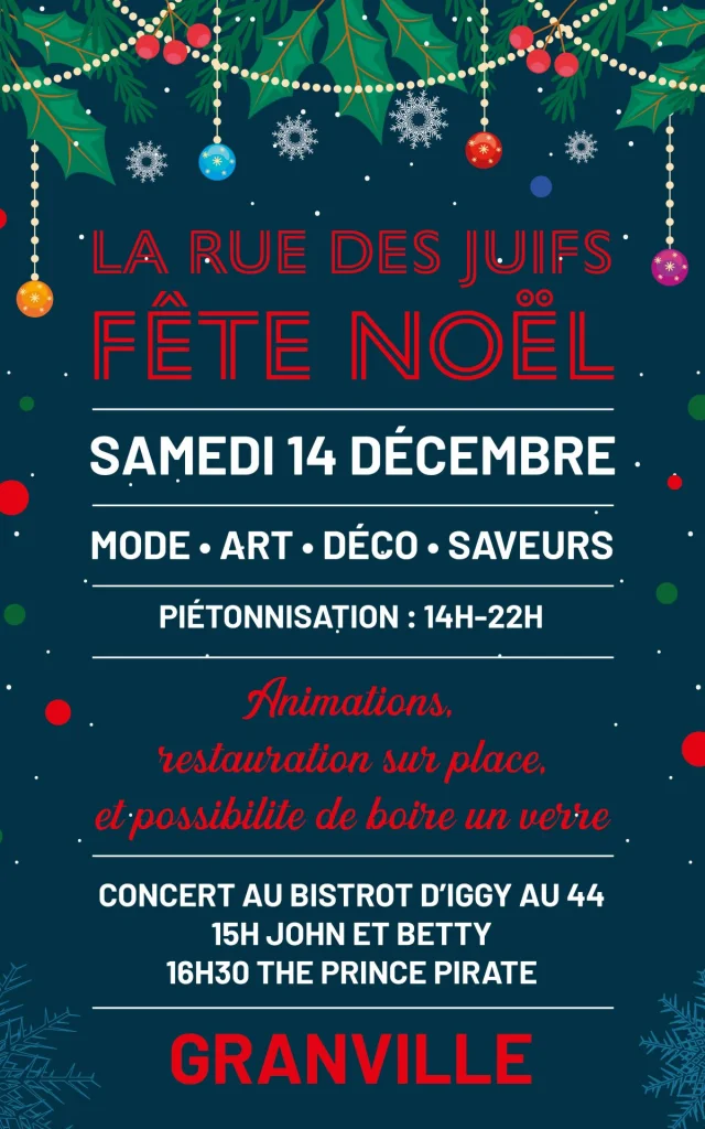 La rue des Juifs fête Noël 2024