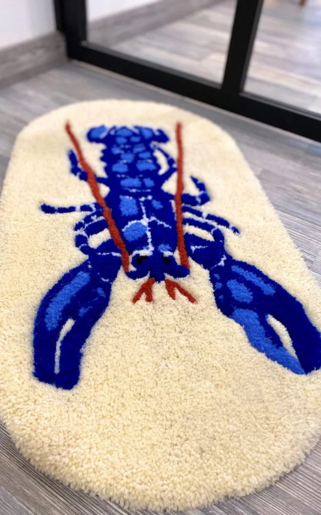 Tapis homard par Romy