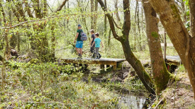 Randonneurs aux Cent Vergées à Jullouville